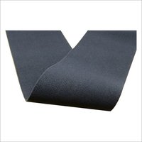 4" (100mm) चौड़ा काला बुना हुआ इलास्टिक