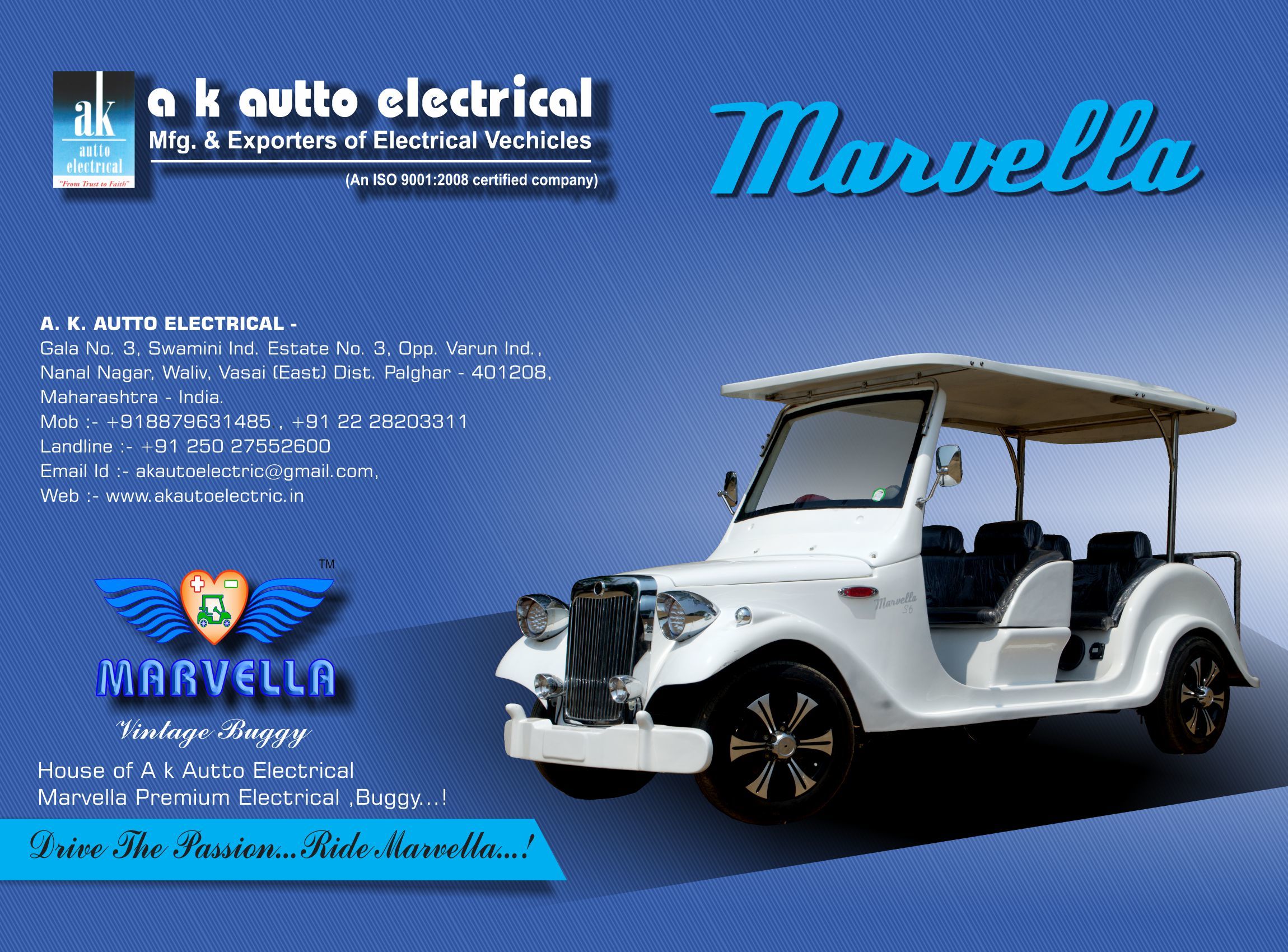 Golf Cart - Electric, 2-seater, 500 Kg, Yellow | Comfortable Seats, Modern Design, Smooth Driving, Safe Operation, Top Speed 25 Mph