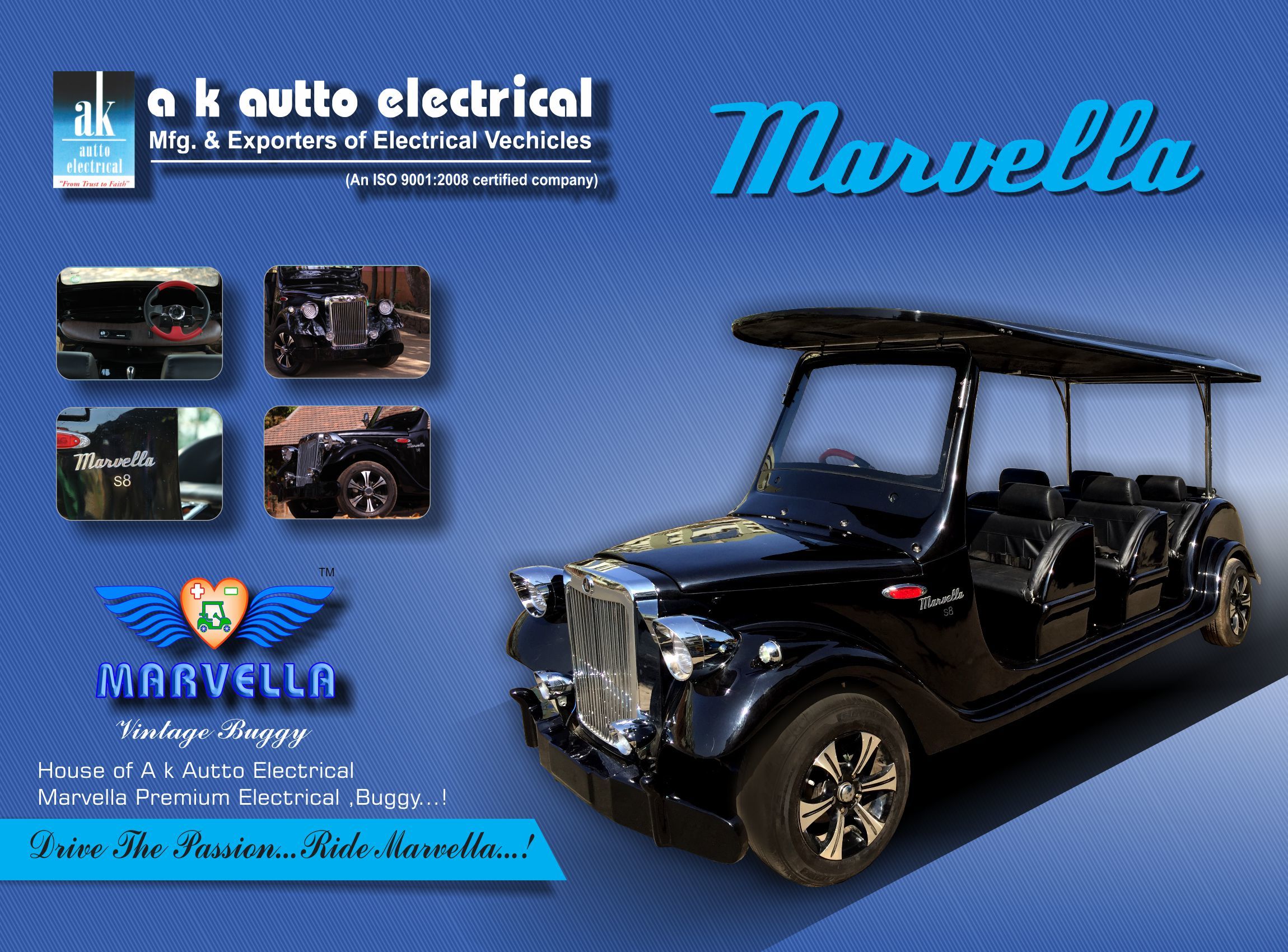 Golf Cart - Electric, 2-seater, 500 Kg, Yellow | Comfortable Seats, Modern Design, Smooth Driving, Safe Operation, Top Speed 25 Mph