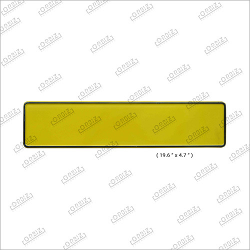 टैक्सी कार लंबे नंबर प्लेट