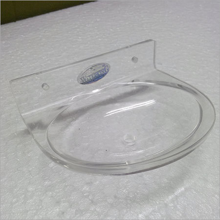 एक्रिलिक साबुन धारक एकल दौर