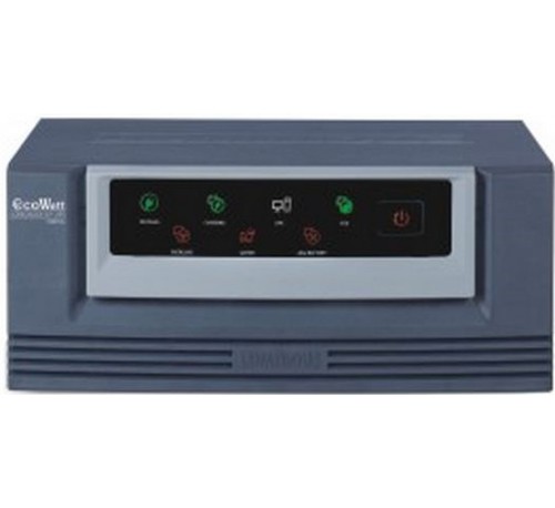 Luminous EcoWatt UPS - 850 VA, 26.1x27.5x12.4 cm , Blue | 24 Months Warranty, 3-Stage Charging, Overload Protection, Supports Multiple Battery Types