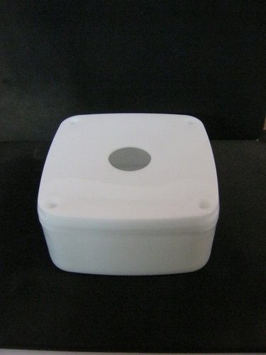 Junction BoX For CCTV Camera - Plastic Material, Standard Size, White Color | Weather-Resistant Design for Outdoor Video Surveillance Systems