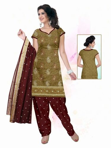 Cotton Polyester Designer Dupatta Ati Works