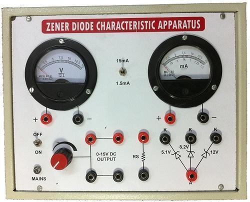 Zener Diode Characteristics Apparatus - Stainless Steel, 1-5 Kilograms, White & Yellow | 8-120 Watt Power, 10-440 Volt Usage in Hospitals