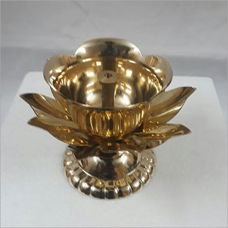 Evolve Rose - Polished Brass Metal | Lightweight Indian Artificial Style with Elegant Finishing, Weighs 5-10 Grams