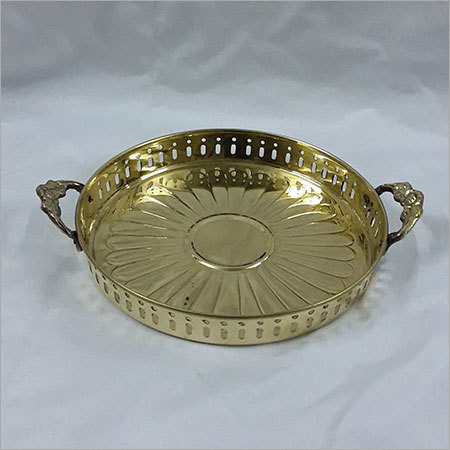 Khomcha - Brass Polished Metal, Light Weight, Polished Finish | Indian Artistic Design, 5-10 Grams, Elegant Decorative Item