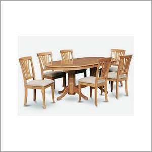 लकड़ी का डाइनिंग टेबल सेट