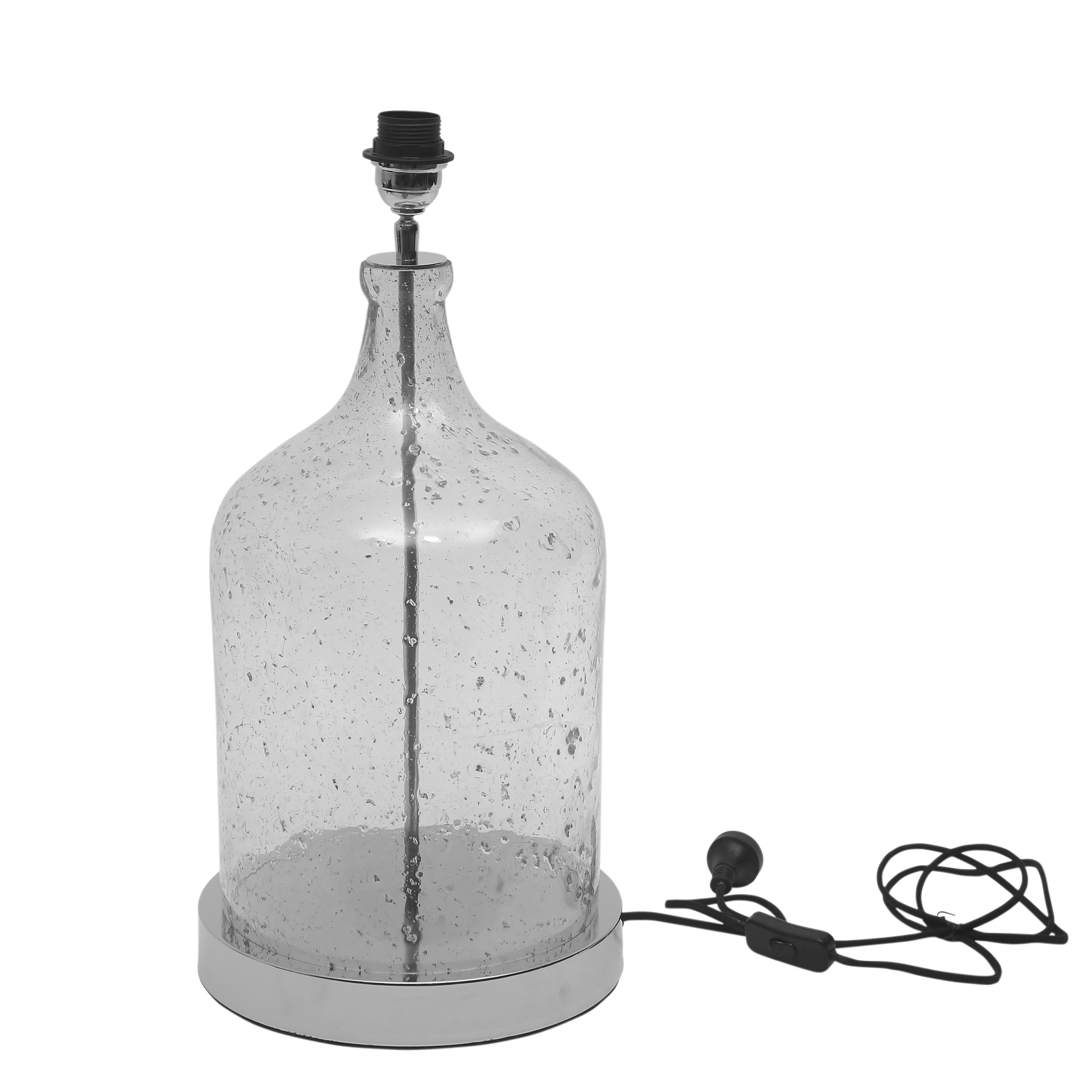 Brown Glass Table Lamp