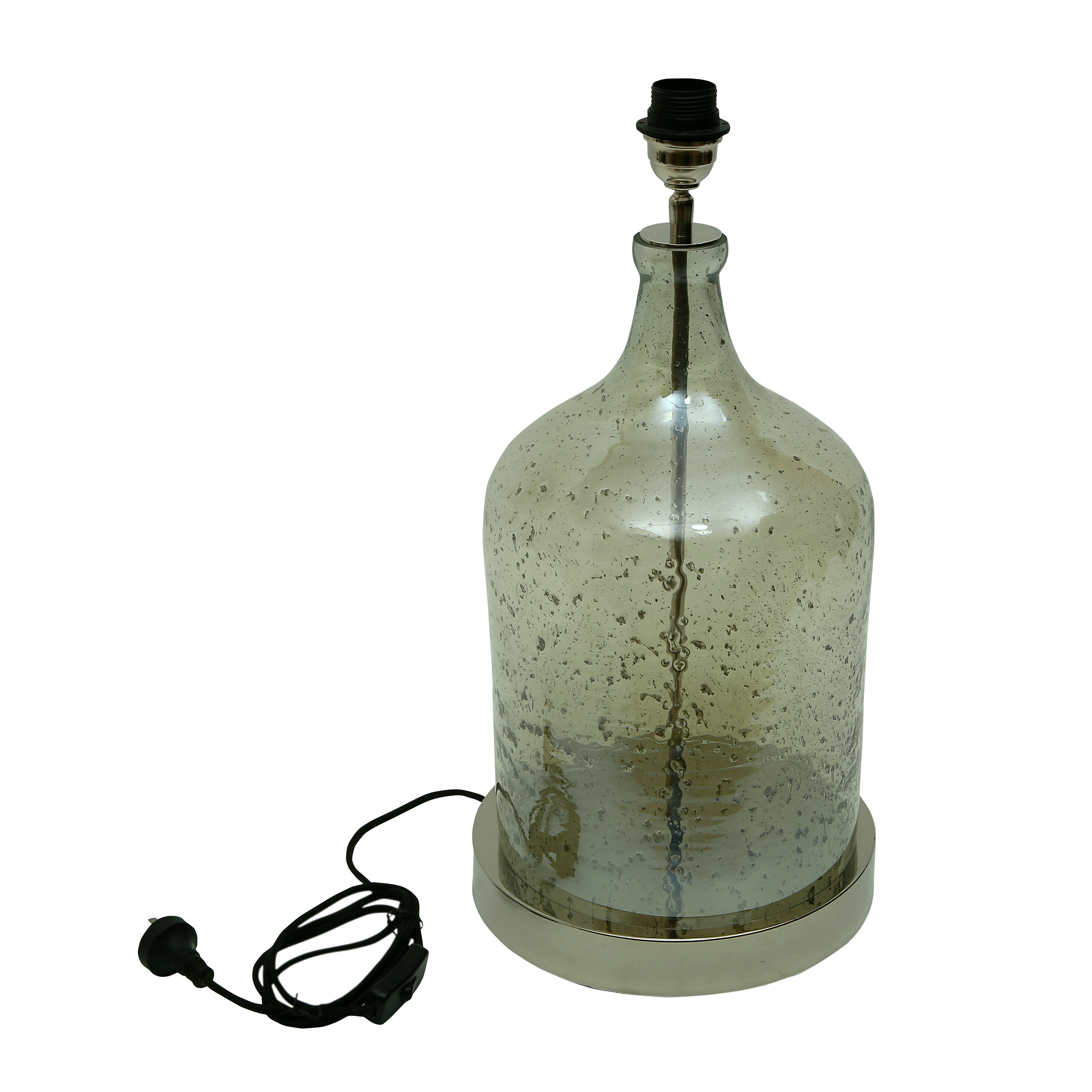 Brown Glass Table Lamp