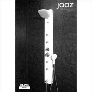 OLIVE - Black Shower Panel