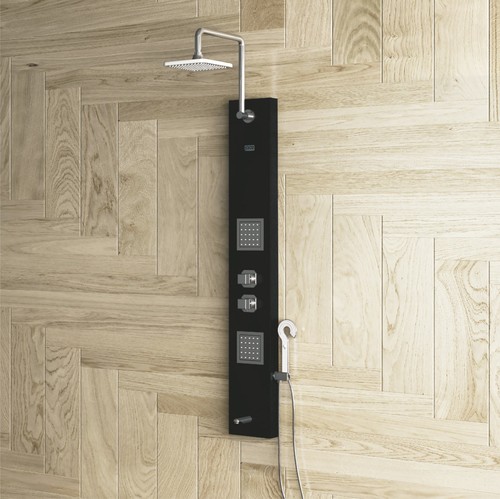Rectangular Pearl - White Shower Panel