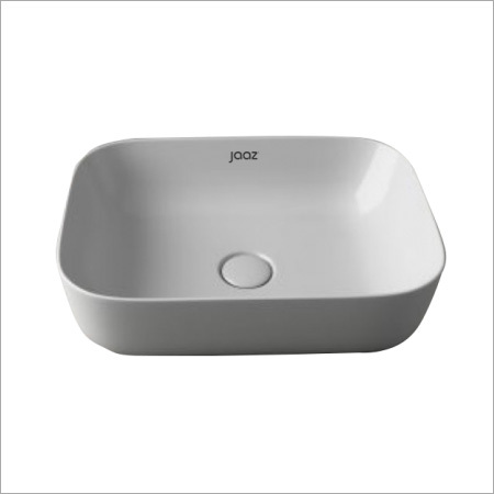 Dory Thin Rim Table Top Basin - Ceramic, 500x365x145 mm | Ergonomic Design, Above Counter Installation, Stylish Waste Tap