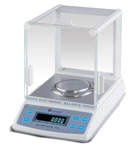 High Precision Balance - 220 Volt Power, White and Blue Color | Ideal for Accurate Weight Measurements