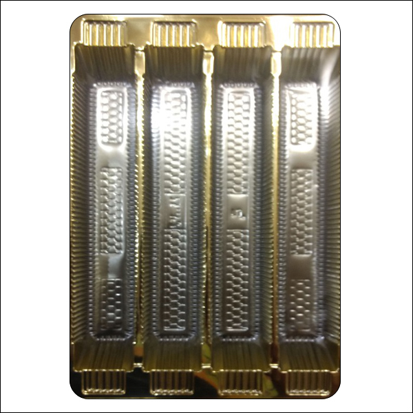 Golden Sweet Tray ( 800gm X 4 Line Inner) - Material: Pvc
