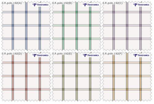 Multicolour Pc Polo Check Shirting Fabric