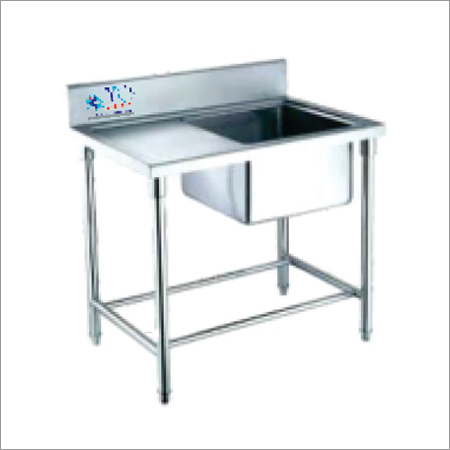 Stainless Steel Table With 1 Sink Application: Restaurant