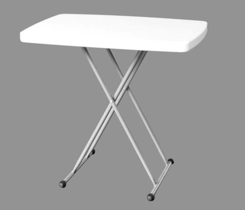 Banquet Table - Metal and Plastic, Round and Rectangle Shapes, White and Black Finish, Polished Surface for Hotels and Restaurants