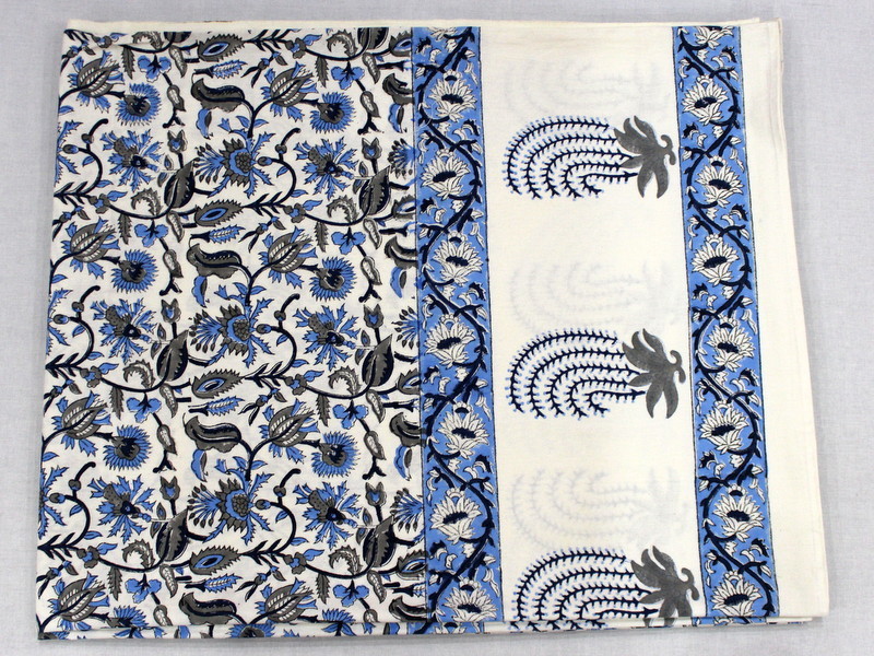Cotton Block Printed Bedsheet