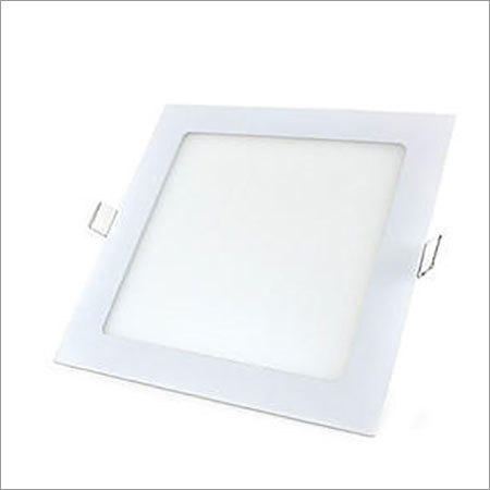 Square LED Panel Light - Aluminum 12x12 Inches, 12W 6000K 1000lm | Sturdy Design, Easy Installation, Modern Aesthetic