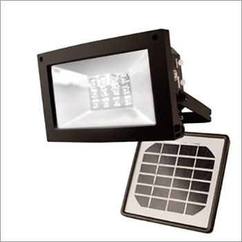 Solar Flood Light - 10W Lithium-ion Battery, 10x7x3 Inches | Aluminum Build, High Luminance, IP65 Weather Resistance, 1-Year Warranty