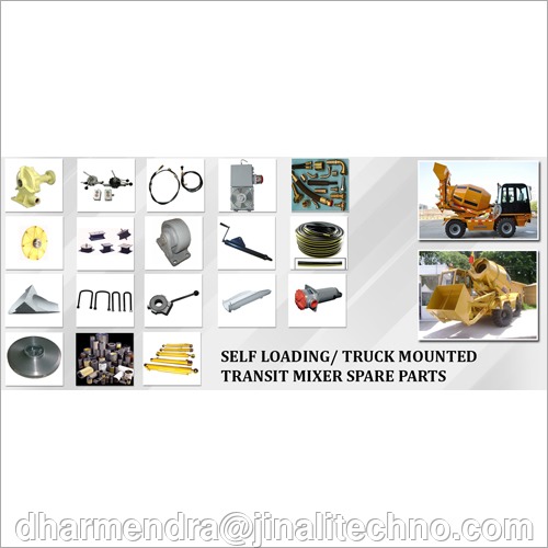 मोबाइल सेल्फ लोडिंग कंक्रीट मिक्सर स्पेयर पार्ट्स