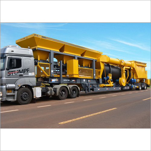 Continuous Mobile Asphalt Drum Mixing Plant
