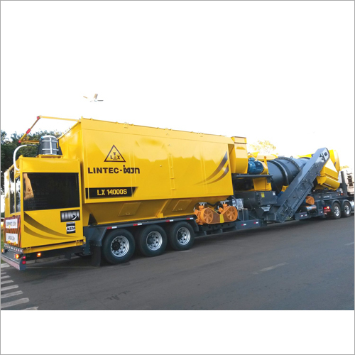 Mobile Asphalt Drum Mix Plant - Lx 14000, 120-160 Tph Capacity | Steel Material, Twin Shaft Mixer, Counterflow Dryer, Full Automatic Control System, Pulsating Filter, Low Maintenance Design