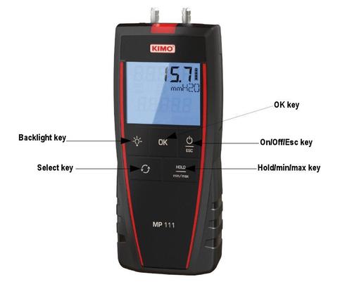 Digital Manometer - High-Precision Measurement | Durable Design, Lightweight, Easy-to-Read Display