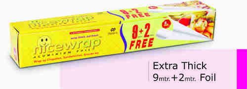 नाइसरैप एल्युमिनियम फॉयल 9+ 2 किलो