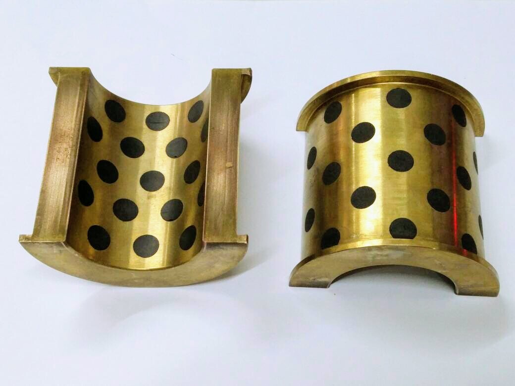 Graphite Filled Bronze Bushes - Continuous Cast Bronze, Cylindrical Shape | Self-lubricant, Maintenance Free, Excellent Wear Resistance, Corrosion Resistant