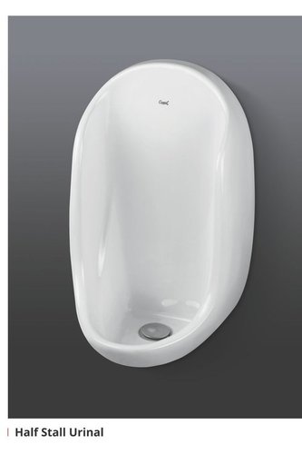 White Half Stall Urinal