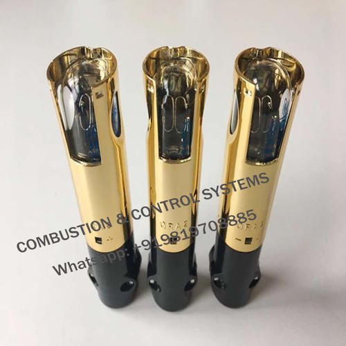UV Flame Sensor QRA2 - Metal, Industrial Use, Golden and Black Finish | New Once Through Design