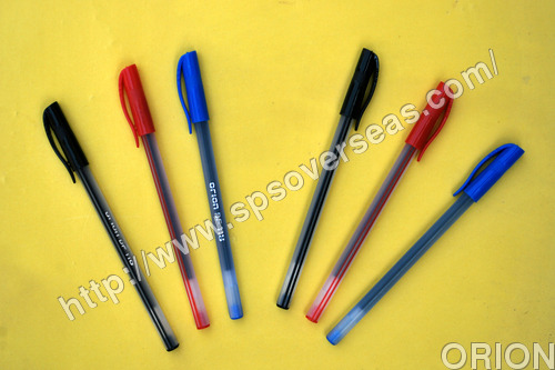 पारदर्शी प्लास्टिक बॉलपॉइंट पेन