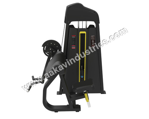 Biceps & Triceps Machine - 80 kg Weight Stack, 1190x890x1660 mm Size, Unisex Design, Durable Powder Coating
