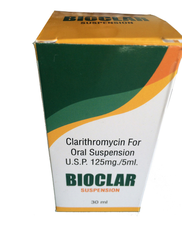 Clarithromycin For Oral Suspension Application: Commercial
