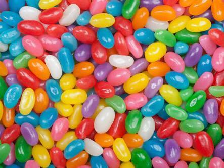 Jelly Beans - 15 Gm Pack , Solid Form With Soft Shells, Versatile For Pastries, Cakes, Ice-creams, Various Mouthwatering Flavors Like Orange, Strawberry, Blueberry