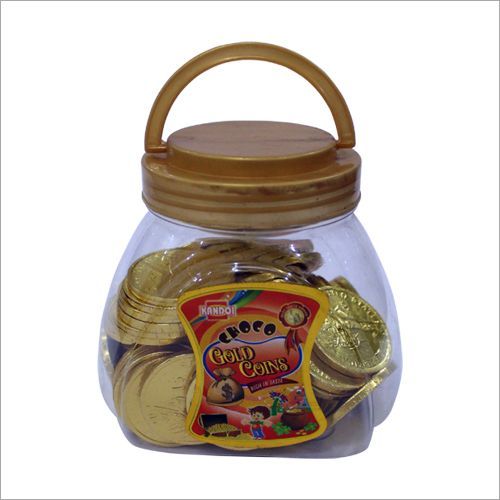 Brown Round Gold Coin Choco Candy