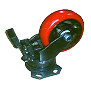 Forged Casters For Industrial Use - 50 mm to 400 mm Wheel Size, Nylon & Rubber Options, Load Capacity Up to 2000 Kgs | Mild Steel, Painted Finish, Trolley Use