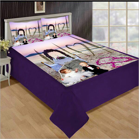 डिजिटल प्रिंटेड बेडशीट