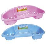 ब्लू प्लास्टिक शॉप केस