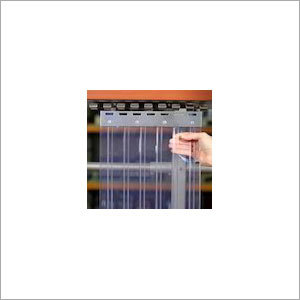 PVC स्ट्रिप पर्दा शुद्ध स्टेनलेस स्टील माउंटिंग ब्रैकेट