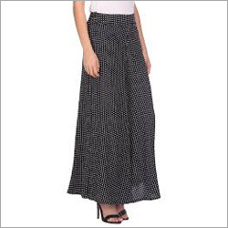 Ladies Palazzo - Polyester Fabric, Free Size | Black Color, Casual Wear, Quick Dry, Cool Dry, Suitable for Parties and Ceremonial Events