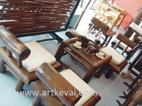 Bamboo Sofa Chair Set
