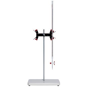 व्हाइट एंड ब्लैक ब्यूरेट स्टैंड