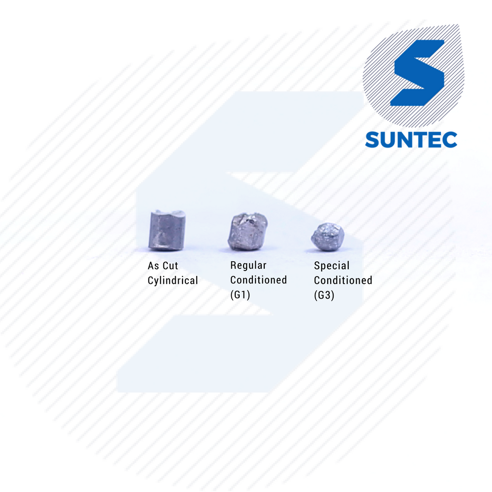 Cylindrical Steel Cut Wire Shot - High-quality Steel Durable And Versatile For Surface Finishing Applications