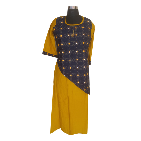 Ladies Cotton Kurti - Cotton & Rayon Blend | Traditional Yet Stylish, Comfortable for Parties, Perfect for All Ages
