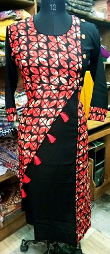 Ladies Rayon Kurti - Lightweight Rayon Fabric , Elegant Design For Comfort And Style
