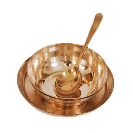 Bronze Soup Set - High Grade Bronze, Small Medium & Large Sizes, Golden Color - Satin Finish, Dishwasher Safe, Elegant Design, Hygienic Food Safe Quality