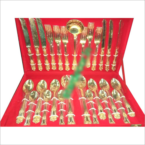 Golden Brass Gold Plated Cutlery